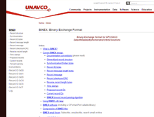 Tablet Screenshot of binex.unavco.org